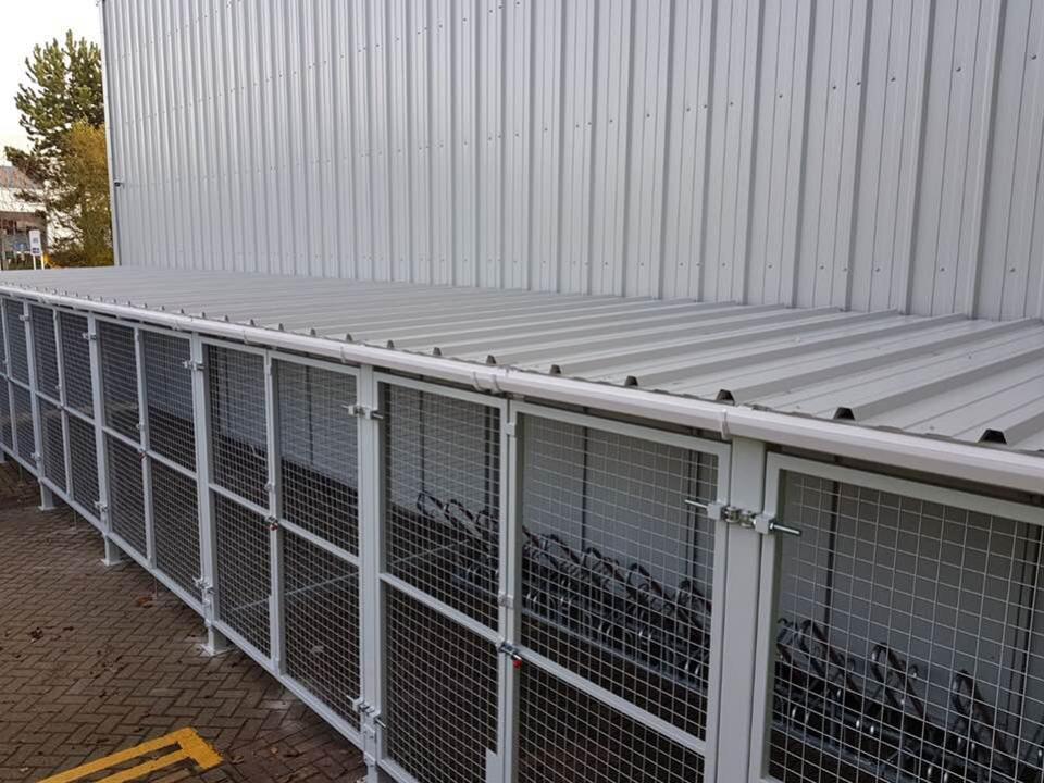 Fabricated Bike Shed Sponmech 