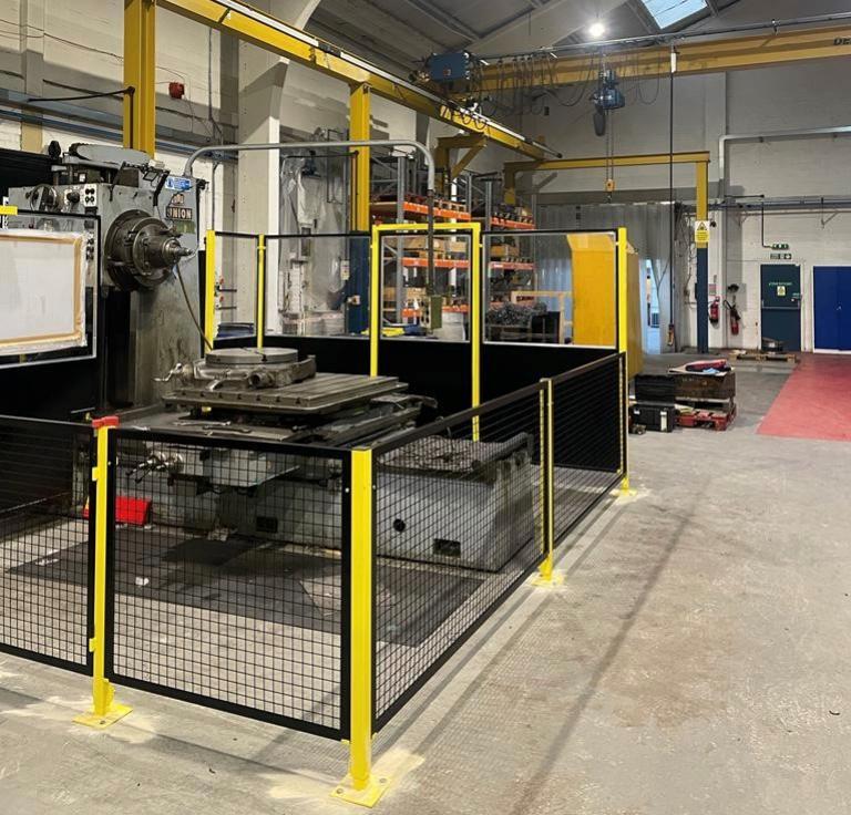 Horizontal Borer machine guard