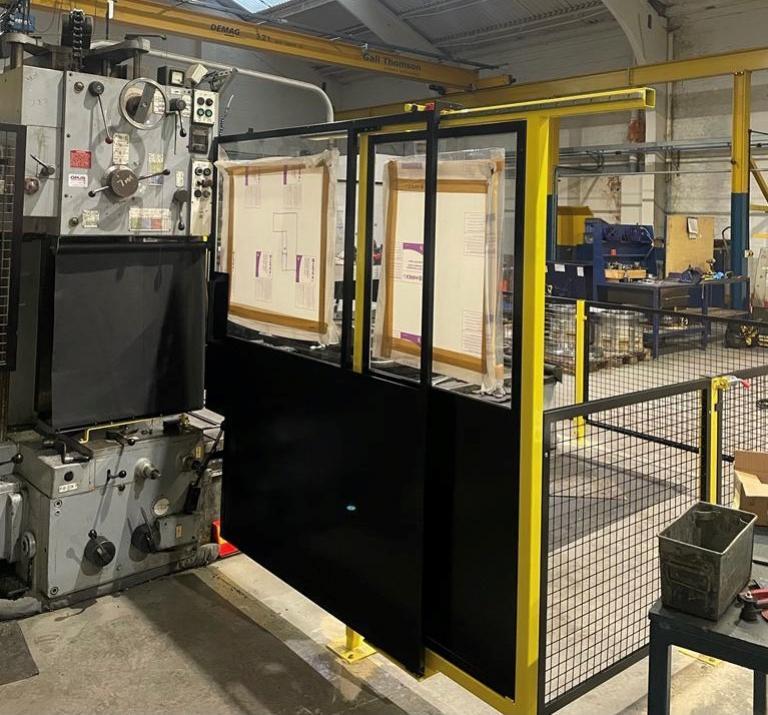 Example horizontal borer guarding