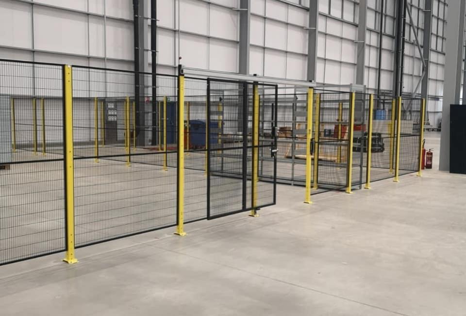 Warehouse safety guarding