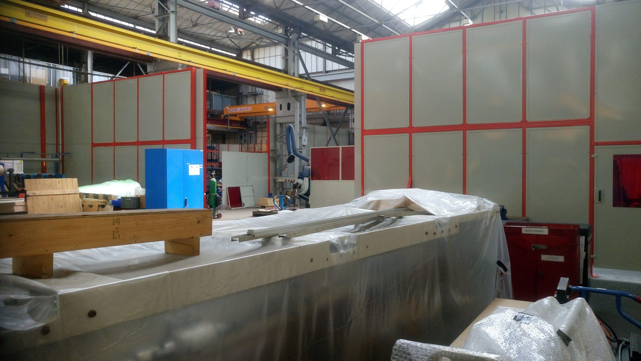 Large sliding door partitions