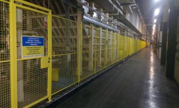 Access Budget Safety Fencing installed at Jaguar Cars