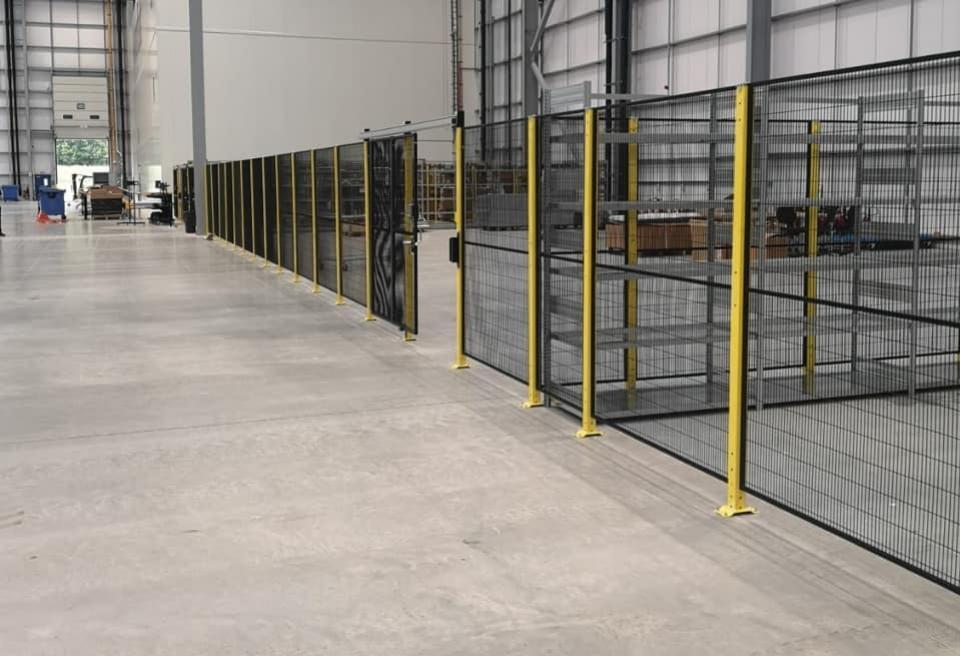 Warehouse safety guarding