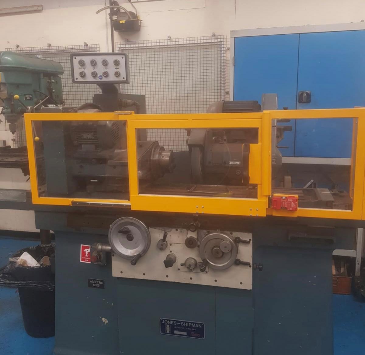 Surface grinder guard yellow