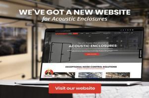 NEW Acoustic Enclosure website for Sponmech Safety Systems Ltd