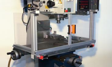 Table Milling Machine Guard cnc mill diagram 